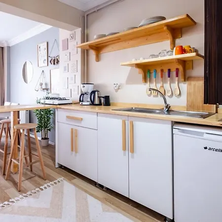 Colorful Modern Flat With View 5-min Walk To Istiklal Avenue In Beyoglu Apartment Istanbul